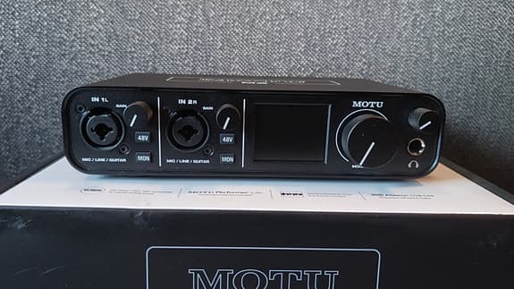 Motu M2 (USB lydkort / Audio Interface)