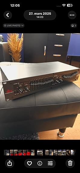 dbx 2215 Equalizer/Limiter rackmontert