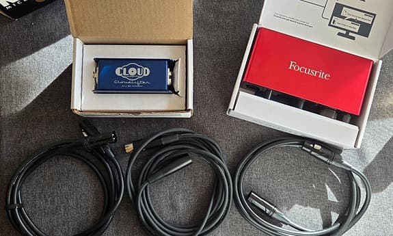 Cloudlifter CL-1 + Focusrite Scarlett 2i2