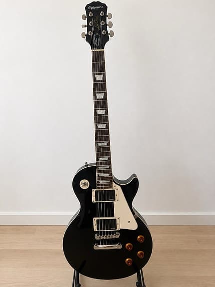 Epiphone Les Paul elektrisk gitar svart