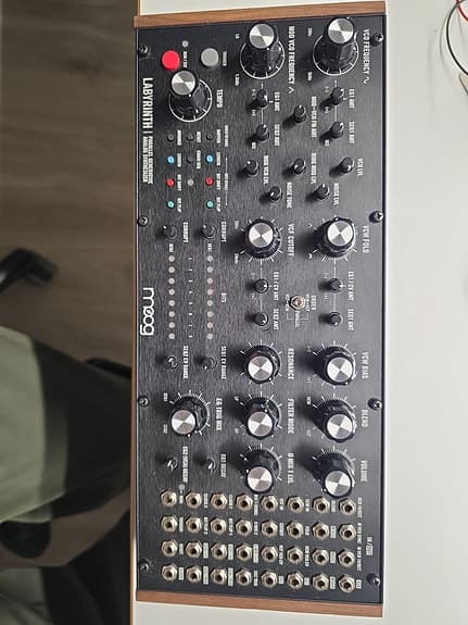 Moog Labyrinth analog sequencer / semi-modulær synth svart