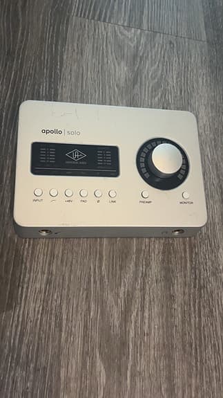 Universal Audio Apollo Solo lydkort thunderbolt3 / Thunderbolt
