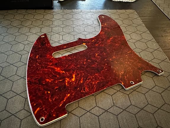 WD Custom Pickguards Telecaster – celluloid tortoise