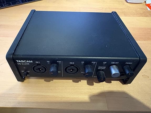 Tascam US-2x2HR USB lydkort / audio interface