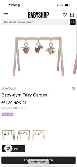 Selger pent brukt Baby-gym Fairy Garden