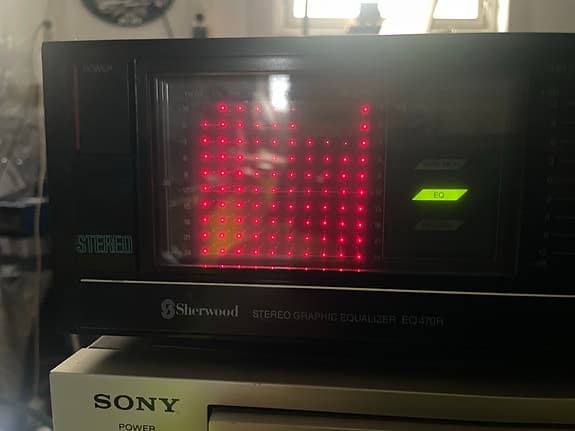 Sherwood stereo Graphic Equalizer EQ470R
