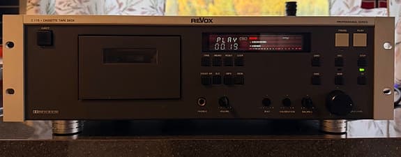 Revox c115 kasett spiller