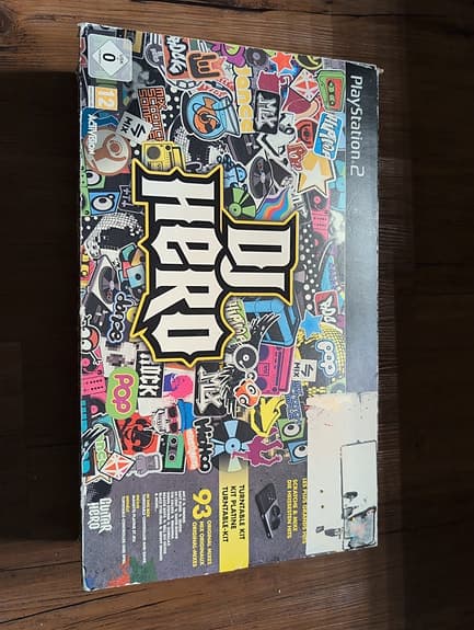 DJ Hero spill og turntable til PlayStation 2