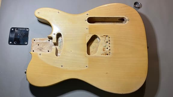Fender Telecaster 1974 Blonde Kropp