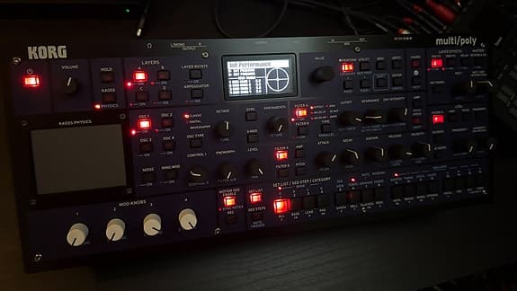 Korg Multi/Poly synthesizer modul