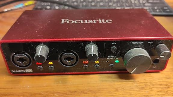 Focusrite Scarlett 2i2 USB-lydkort / audio interface