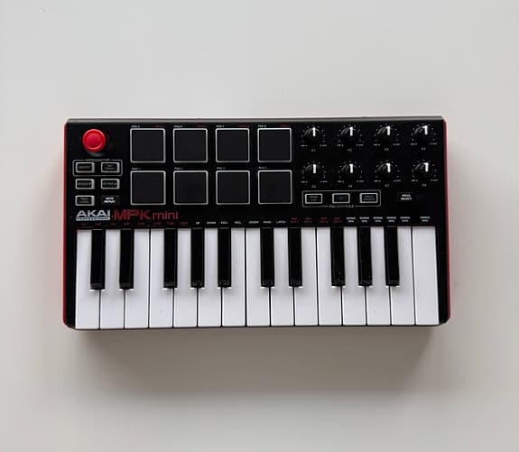 Akai MPK Mini MIDI-keyboard med pads
