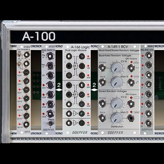 Doepfer Eurorack Moduler (Divider/Sequence/Random/Logic)