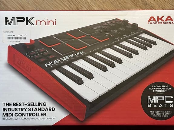 Akai MPK Mini MIDI-keyboard / kontroller