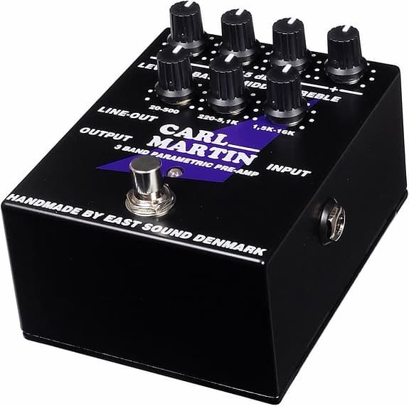 Carl Martin 3 Band Parametric Pre-Amp gitar/bass Ny pris