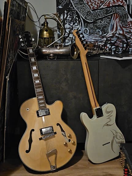 Telecaster og archtop prosjekter selges