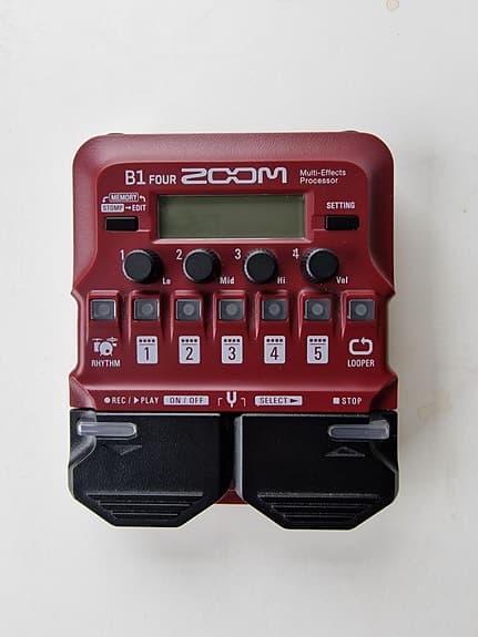 Zoom B1 four bass multi- effects pedal