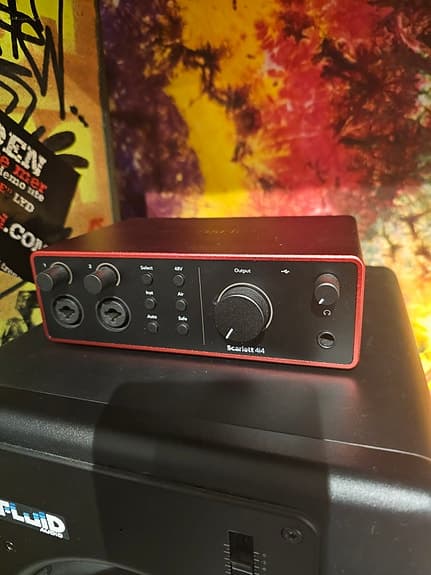 Focusrite Scarlett 4i4 Gen4 USB lydkort / audio interface