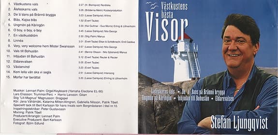 Stefan Ljungqvist - 1999 - Västkustens Bästa Visor - CD