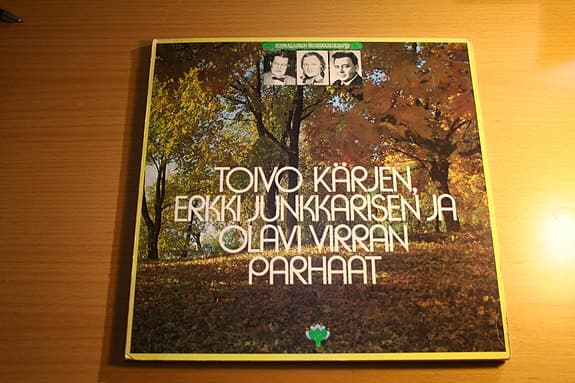 LP-levyt iskelmä - paljon
