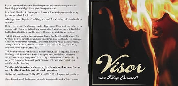 Teddy Granroth – Visor med Teddy Granroth (2012) CD