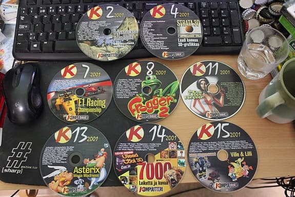 Kompuutteri Kaikille 2001 & 2002 CD-romppuja