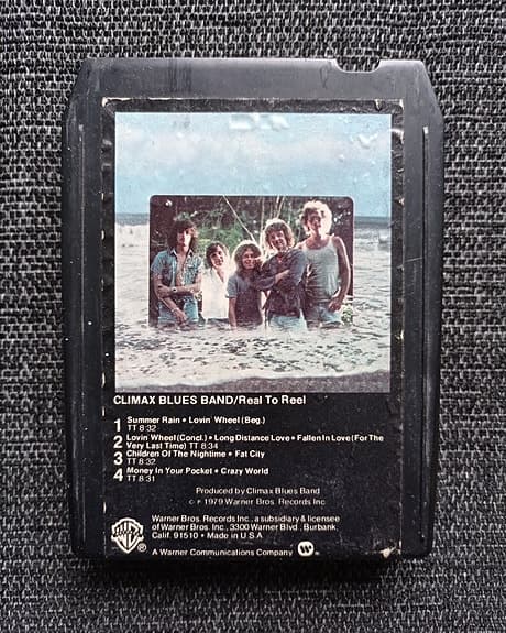 Climax Blues Band: Real To Reel 8-raita kasetti