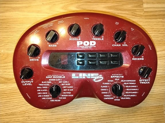 Line 6 POD ultimate guitar direct box V2