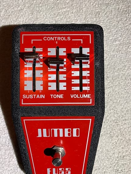Jen Jumbo Fuzz Pedal Model 310.014 Vintage Made in Italy 1973 - image 2
