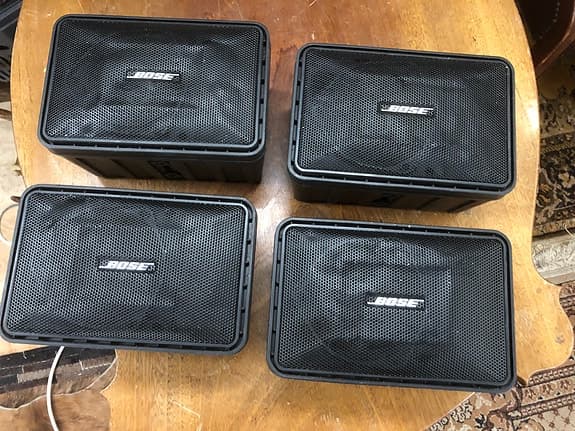 Bose Model 101 Monitor studio speakers 4 pieces.