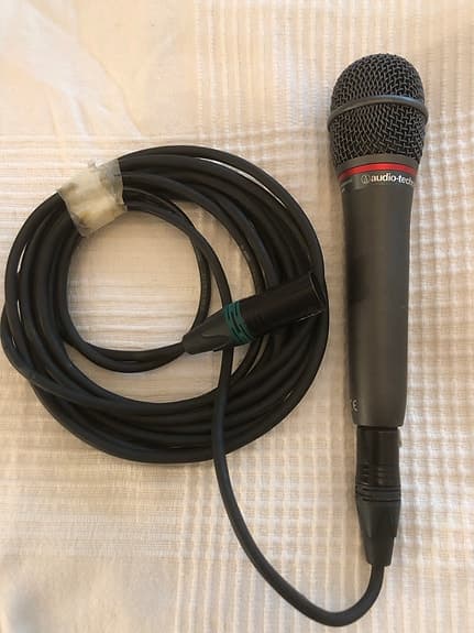 Audio Technica AE6100 Professional Hypercardioid Dynamic Microphone & cable