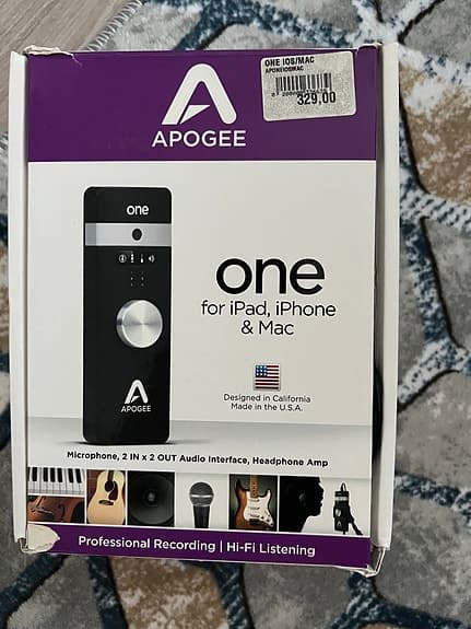 Apogee ONE for iPad/iPhone/Mac audio interface