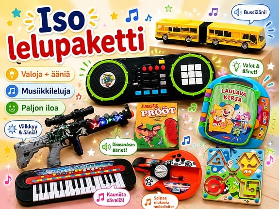 Lasten lelukokoelma / 8 suosikkilelua edullisesti!