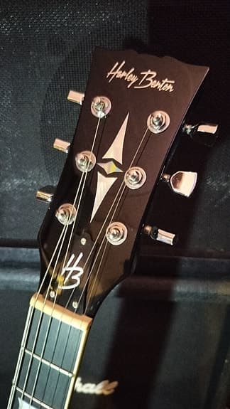 Musta Les Paul mallinen sähkökitara - Harley Benton SC-450 BK kitara