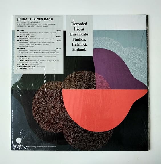 Jukka Tolonen Band väriviinyyli - image 2