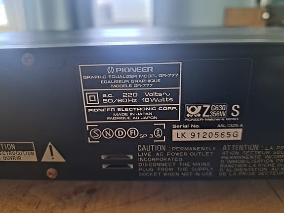 Pioneer GR777
