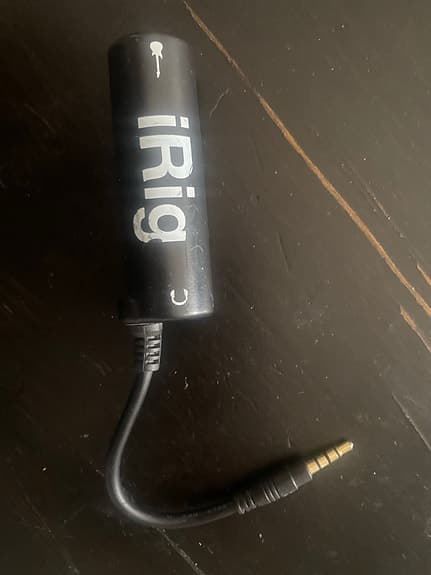 IK Multimedia iRig (1st generation) audio interface puhelimelle