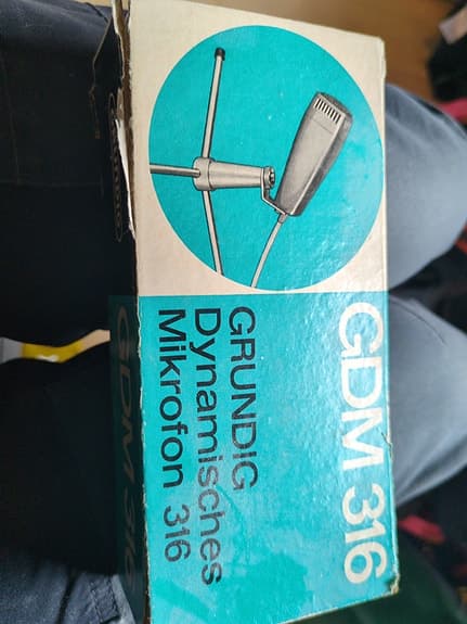 Grundig GDM 316 dynaaminen mikrofoni