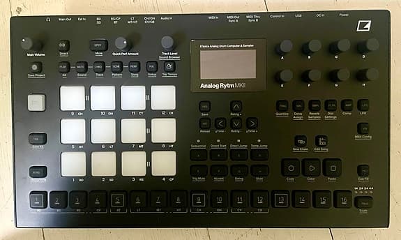 Elektron Analog Rytm MKII rumpukone/sampleri