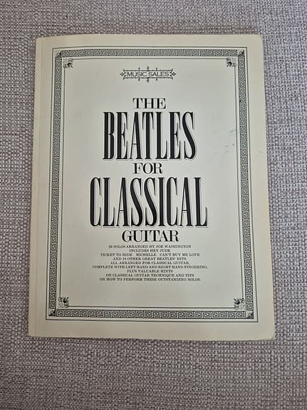 The Beatles for Classical Guitar nuottikirja kitaralle