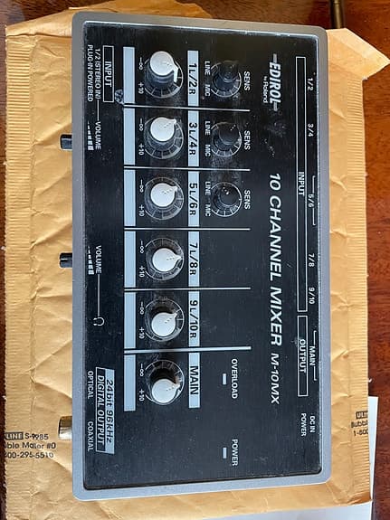 edirol m-10mx mixer, mikseri