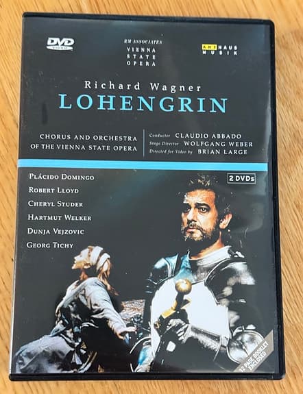 Richard Wagner Lohengrin ooppera-DVD 2DVD