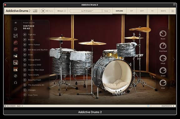 Addictive Drums 2-softa ja XL Collection-lisäosat