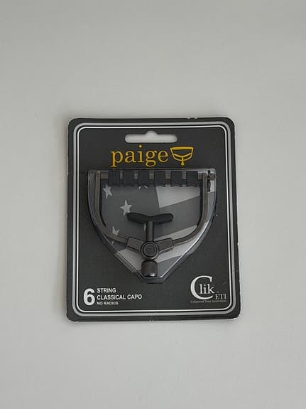 Paige Clik™ ETI Classical Guitar Capo (Smokey Black Nickel)