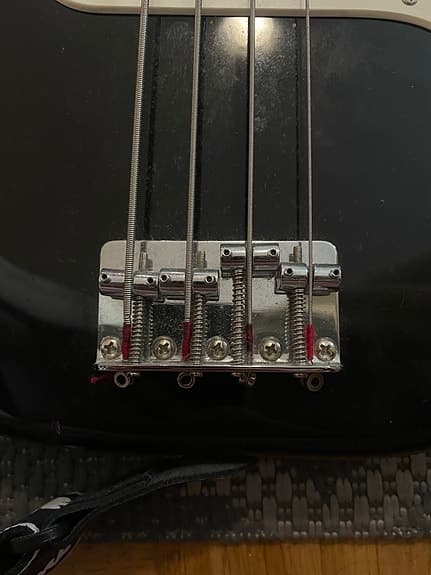 Fender Precision -tyylinen sähköbasso musta - image 3