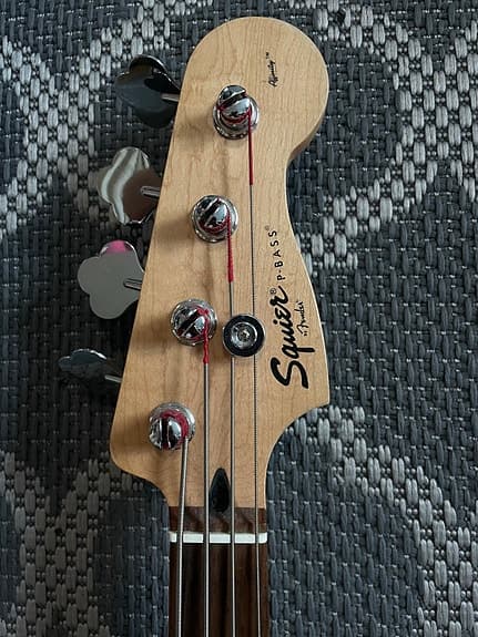 Fender Precision -tyylinen sähköbasso musta - image 6