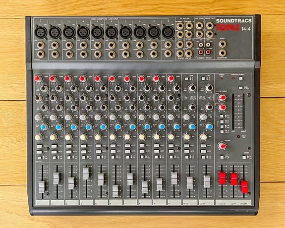 Soundtracs Topaz 14 4 analogimikseri – laadukas brittiläinen klassikko
