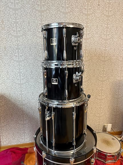 Yamaha Stage Custom shell set musta