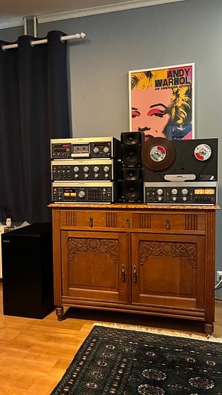 Revox B710, B77, B750, B760, Genelec kaiuttimilla