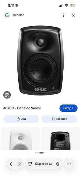 Genelec 4020C aktiivikaiutin musta